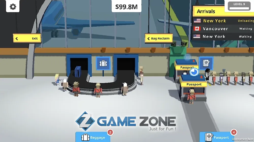 صورة من لعبة Idle Tap Airport [Бесплатные покупки]