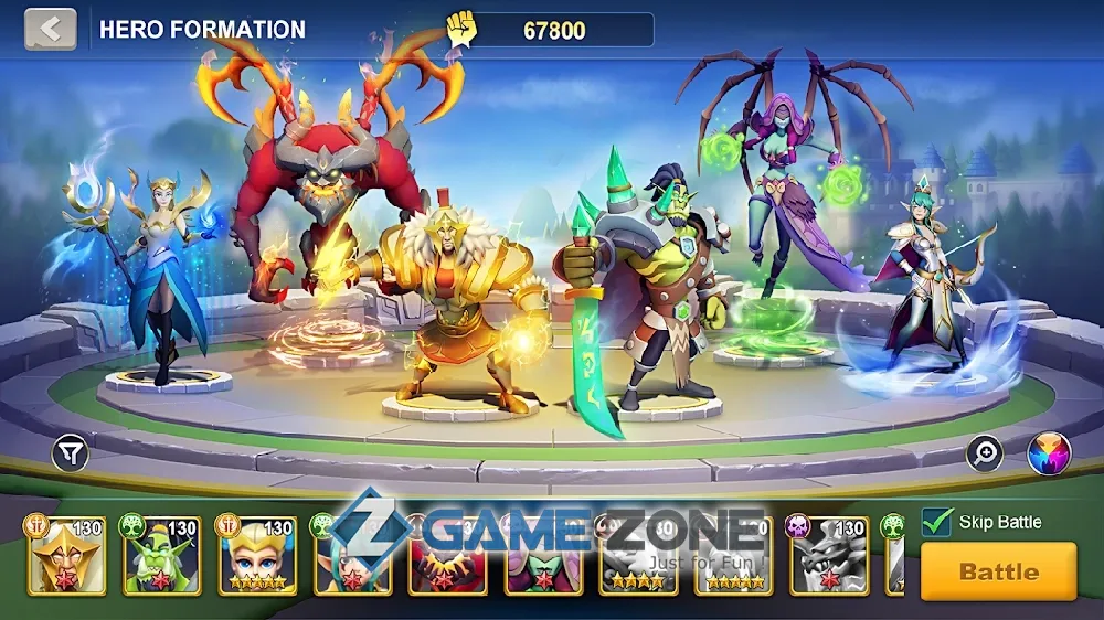 صورة من لعبة Idle War: Legendary Heroes