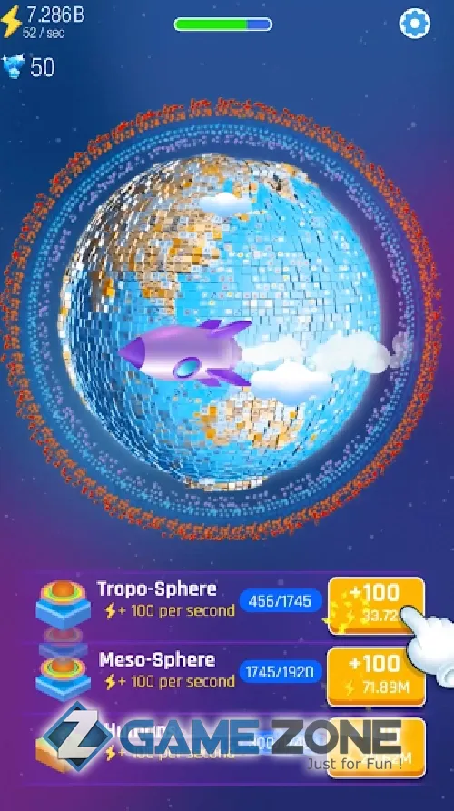 صورة من لعبة Idle World [Mod Money]