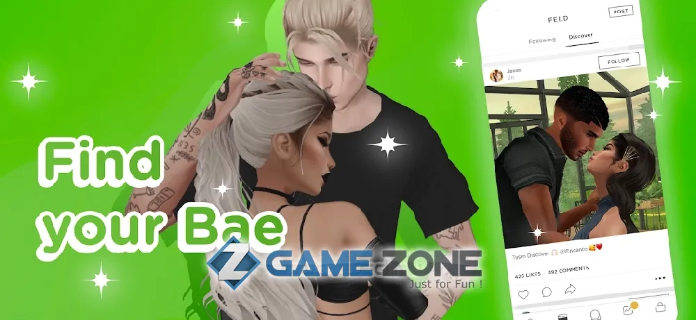 صورة من لعبة IMVU 3D Avatar Virtual World & Social Game