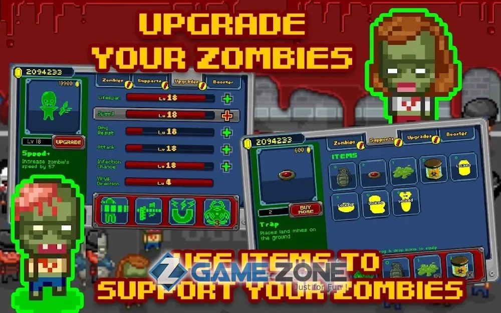 صورة من لعبة Infectonator [Много денег]