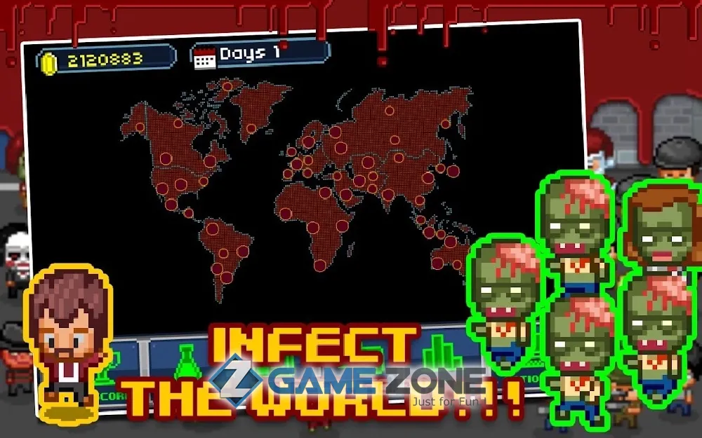 صورة من لعبة Infectonator [Много денег]