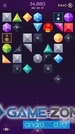 صورة من لعبة INFINITY BALL - SPACE [Много денег]