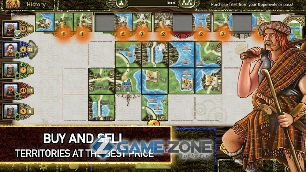 صورة من لعبة Isle of Skye: The Tactical Board Game