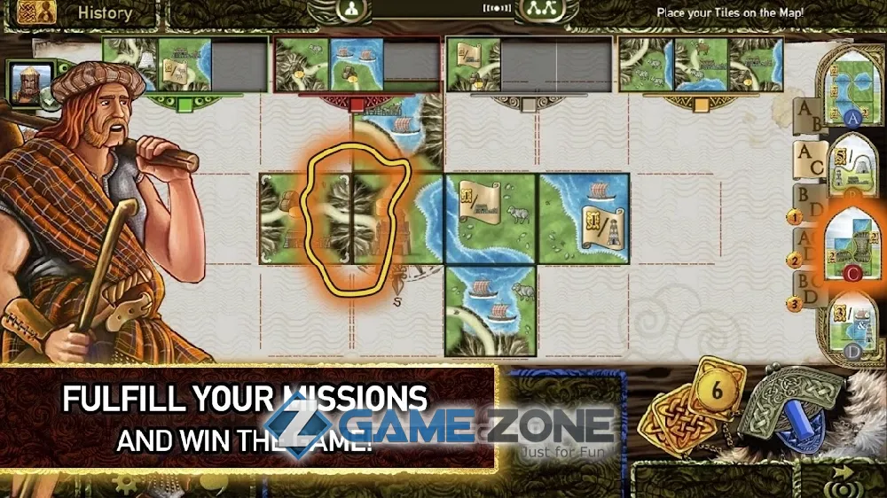 صورة من لعبة Isle of Skye: The Tactical Board Game