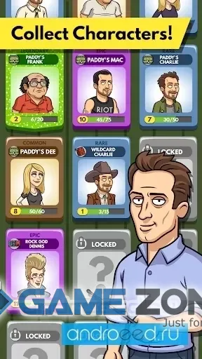 صورة من لعبة It’s Always Sunny: The Gang Goes Mobile