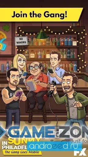 صورة من لعبة It’s Always Sunny: The Gang Goes Mobile