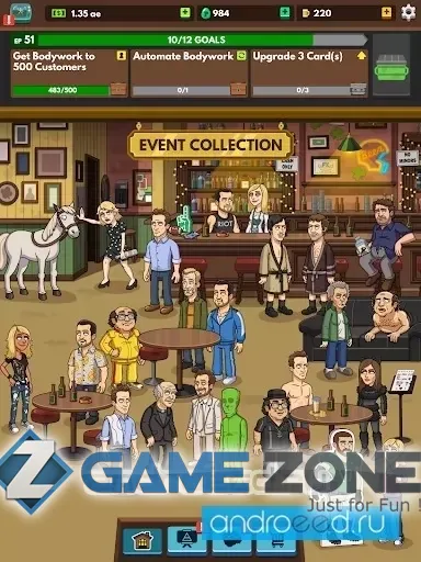 صورة من لعبة It’s Always Sunny: The Gang Goes Mobile