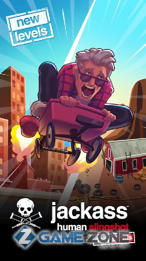 صورة من لعبة Jackass Human Slingshot [Mod Money/Adfree]