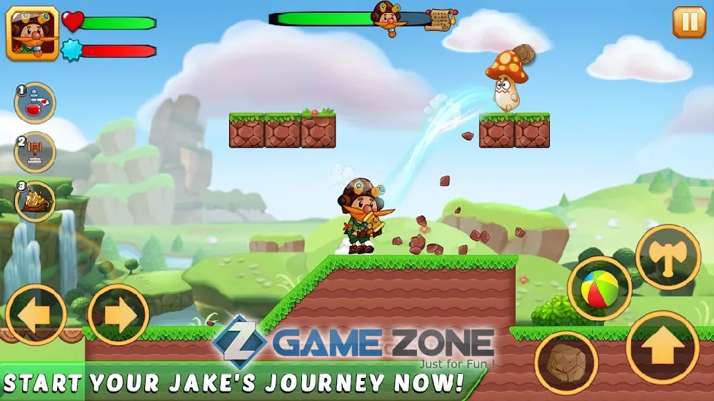 صورة من لعبة Jakes Adventure: Спасение возлюбленной