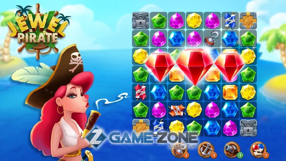 صورة من لعبة Jewel Pirate - Treasure Hunter Legend