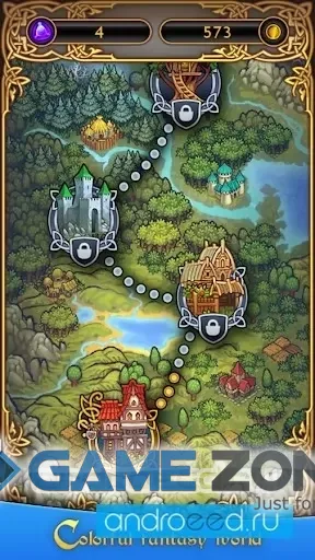 صورة من لعبة Jewel Road - Fantasy Match 3