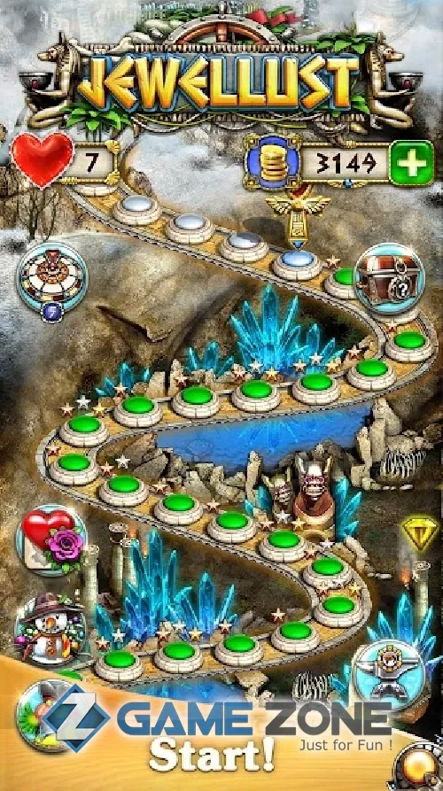 صورة من لعبة Jewellust Platinum: match 3