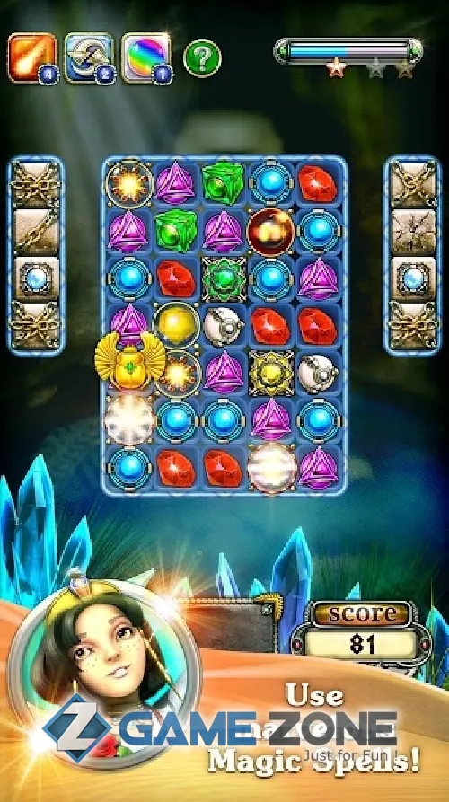 صورة من لعبة Jewellust Platinum: match 3