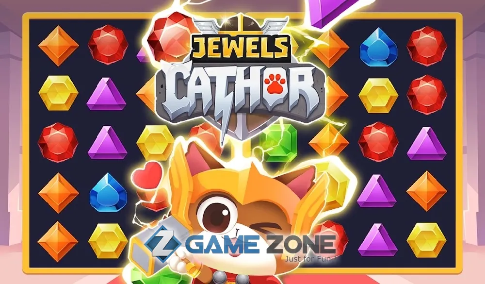 صورة من لعبة Jewels Cathor : Match 3 Puzzle