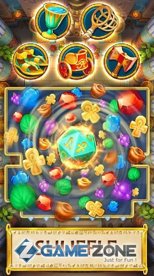 صورة من لعبة Jewels of EgyptгMatch 3 Puzzle [Mod Money]