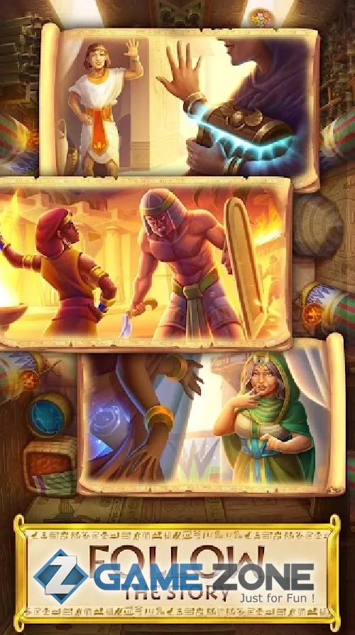 صورة من لعبة Jewels of EgyptгMatch 3 Puzzle [Mod Money]