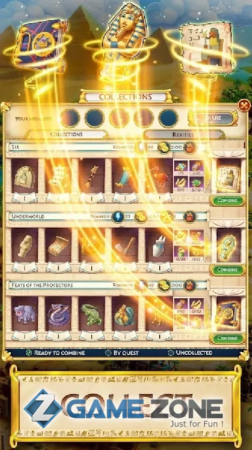صورة من لعبة Jewels of EgyptгMatch 3 Puzzle [Mod Money]