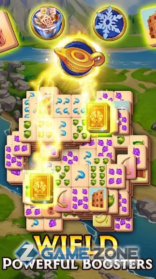 صورة من لعبة Jewels of Mahjong: Построй империю Маджонг