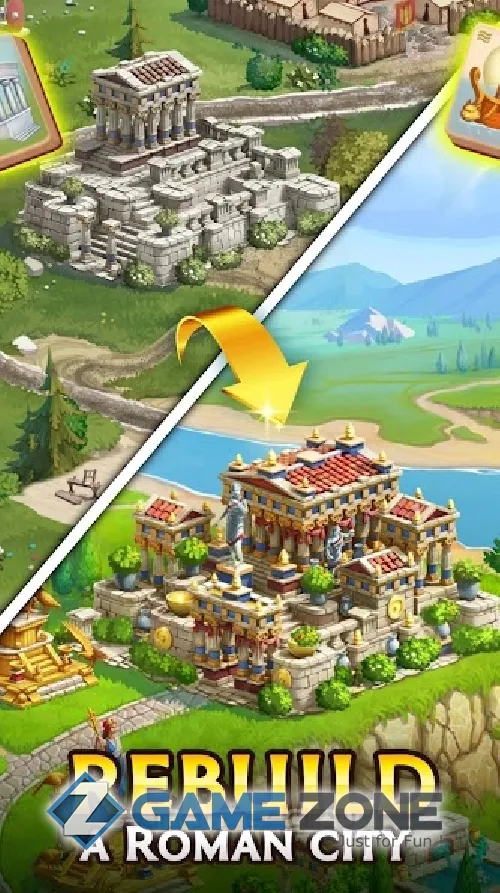 صورة من لعبة Jewels of Mahjong: Построй империю Маджонг