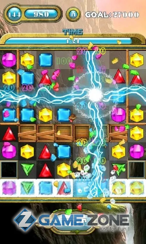 صورة من لعبة Jewels Saga