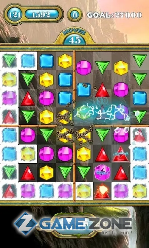 صورة من لعبة Jewels Saga