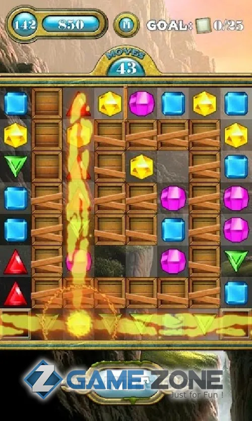 صورة من لعبة Jewels Saga