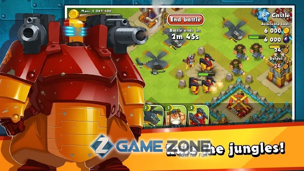 صورة من لعبة Jungle Heat: War of Clans