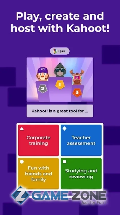 صورة من لعبة Kahoot Play & Create Quizzes