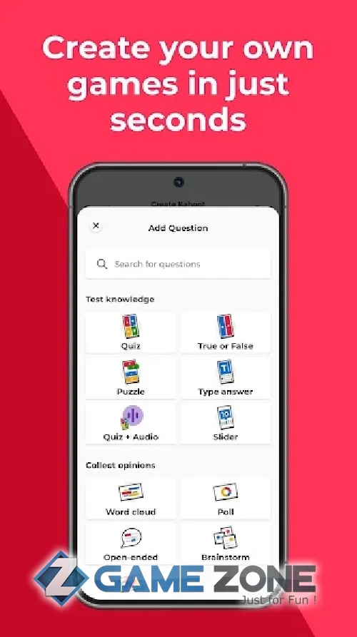 صورة من لعبة Kahoot Play & Create Quizzes