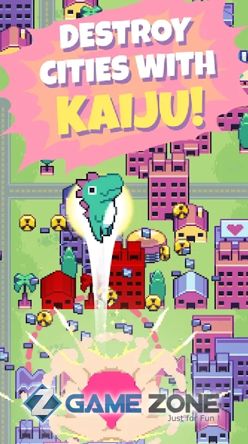صورة من لعبة Kaiju Rush [Много денег]