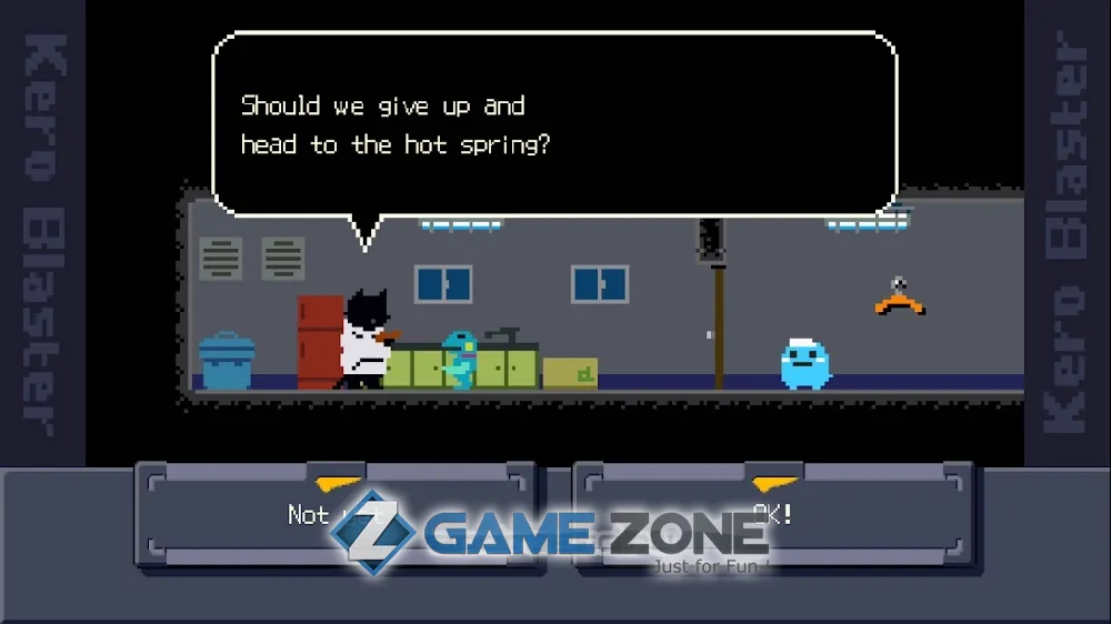 صورة من لعبة Kero Blaster