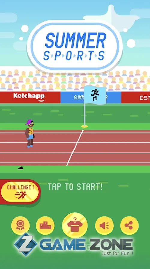 صورة من لعبة Ketchapp Summer Sports [Unlocked]