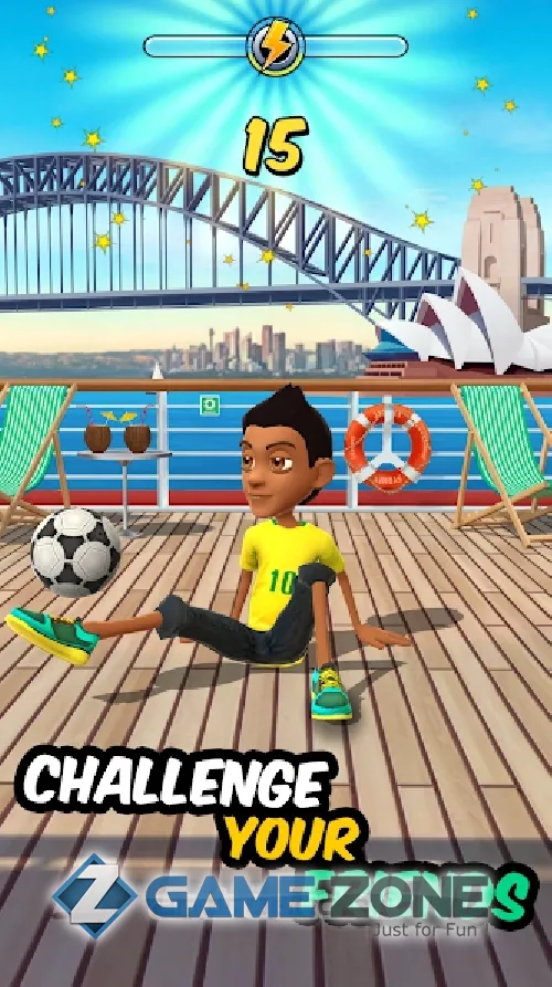 صورة من لعبة Kickerinho World