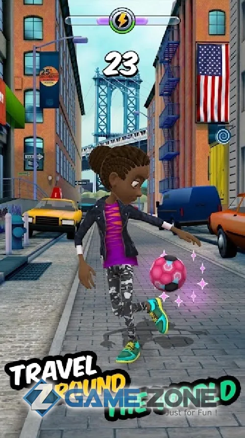 صورة من لعبة Kickerinho World
