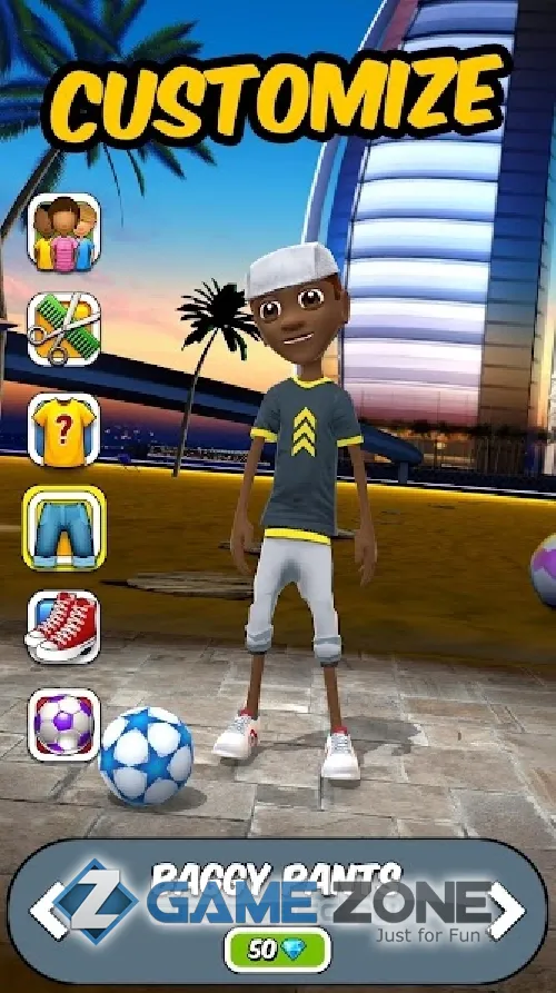 صورة من لعبة Kickerinho World