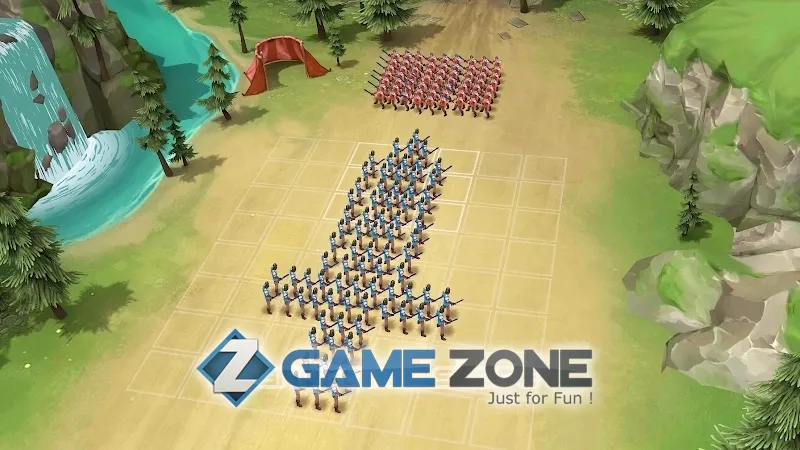 صورة من لعبة Kingdom Clash War Simulator  [Mod menu]