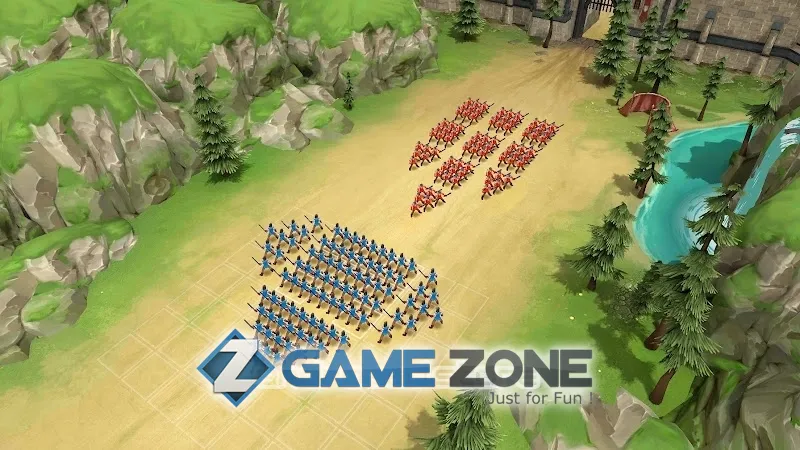 صورة من لعبة Kingdom Clash War Simulator  [Mod menu]