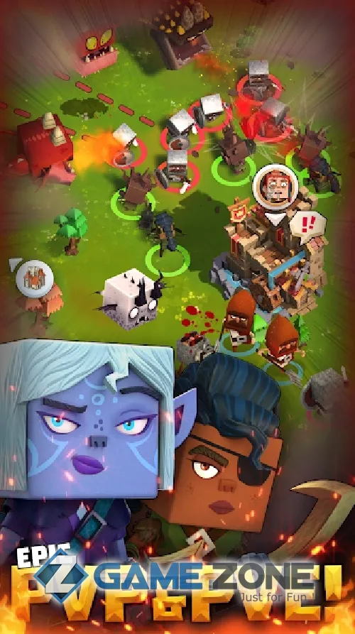 صورة من لعبة Kingdoms of Heckfire