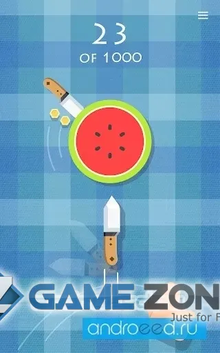 صورة من لعبة Knife vs Fruit: Just Shoot It! [Много денег]