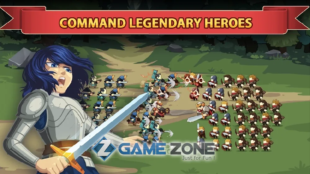 صورة من لعبة Knights and Glory - Tactical Battle Simulator