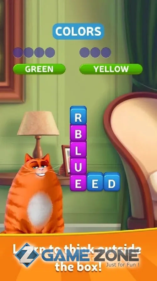 صورة من لعبة рKitty Scramble Word Stacks [Mod Money]