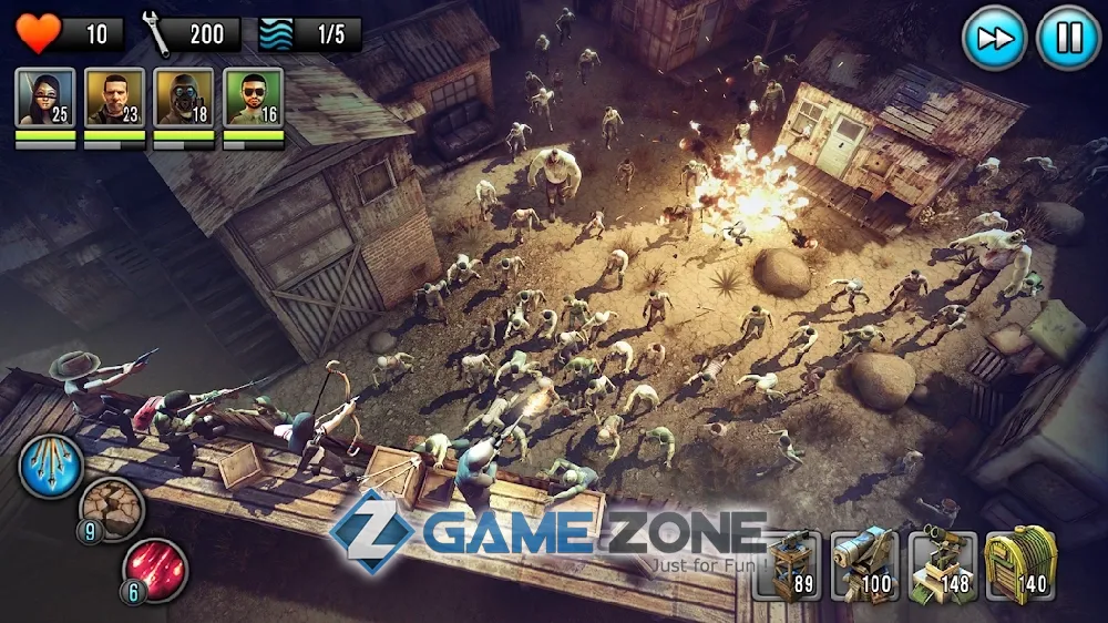 صورة من لعبة Last Hope - Heroes Zombie TD [Много денег]