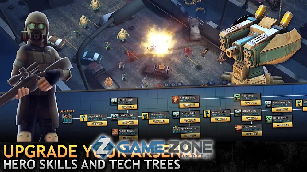 صورة من لعبة Last Hope - Heroes Zombie TD [Много денег]