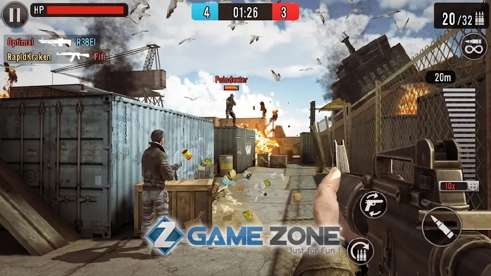 صورة من لعبة Last Hope Sniper Zombie War Shooting Games FPS [Mod Money]