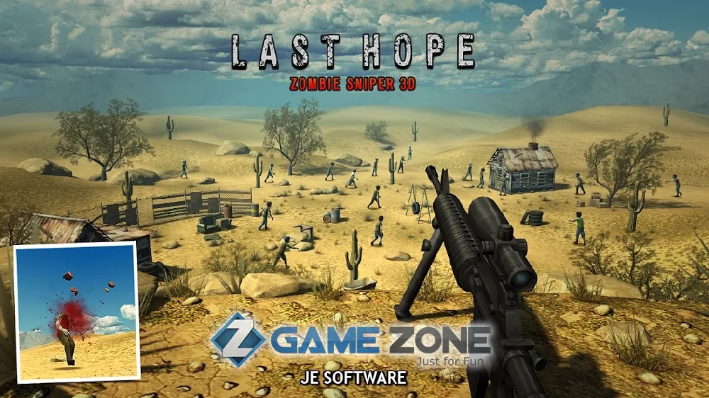 صورة من لعبة Last Hope - Zombie Sniper 3D [Много денег]