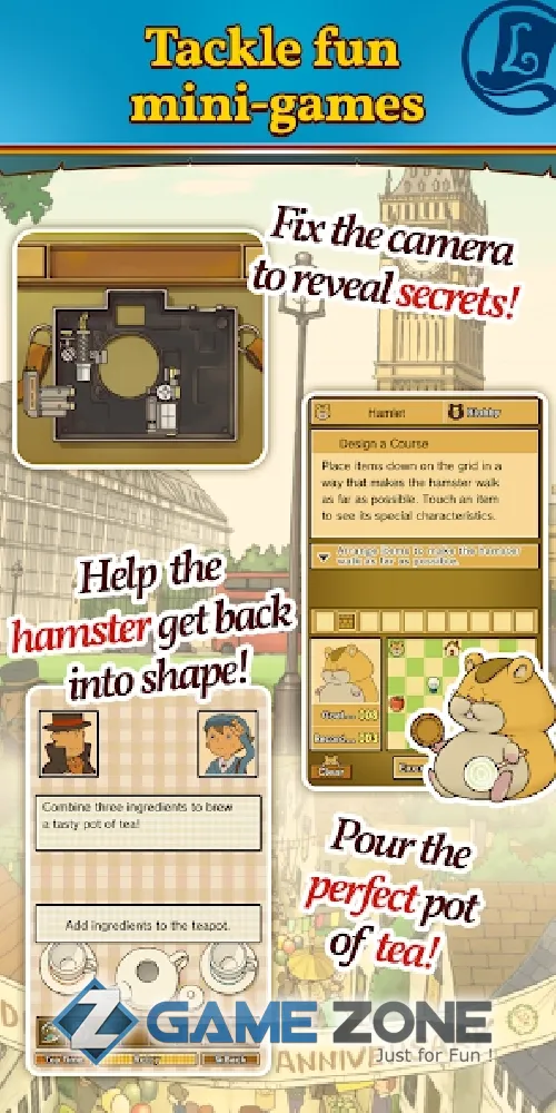 صورة من لعبة Layton: Pandoras Box in HD