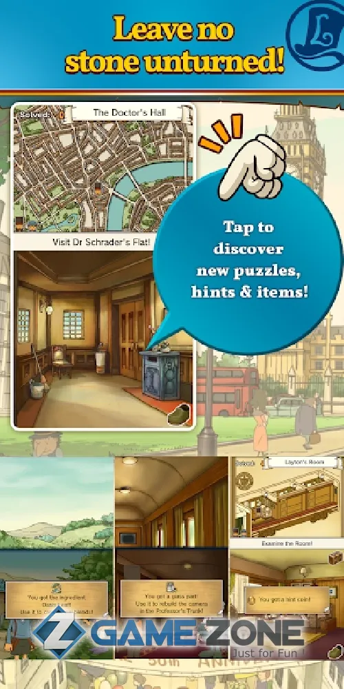 صورة من لعبة Layton: Pandoras Box in HD