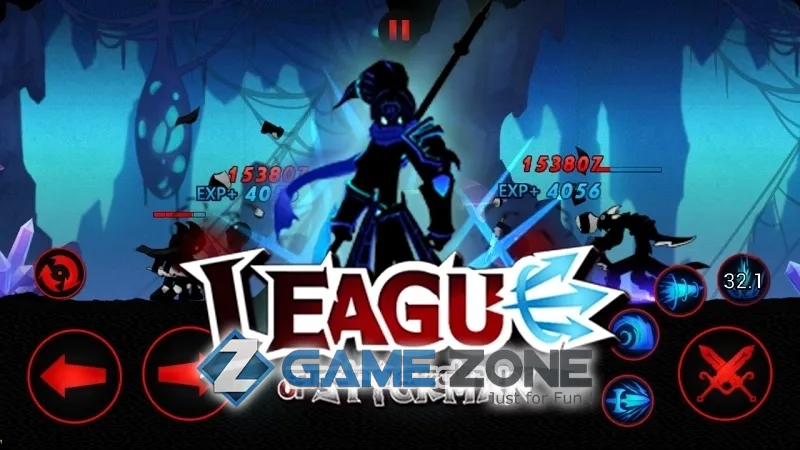 صورة من لعبة League of Stickman 2018- Ninja Arena PVP [Free Shopping]