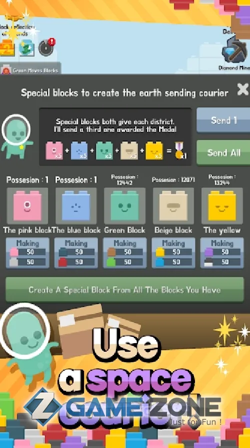 صورة من لعبة Legendary Block [Adfree/Mod Diamonds]